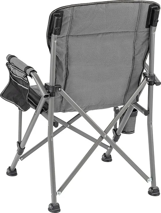 Leziter Comfort Plus karfás horgász szék pohártartóval szürke