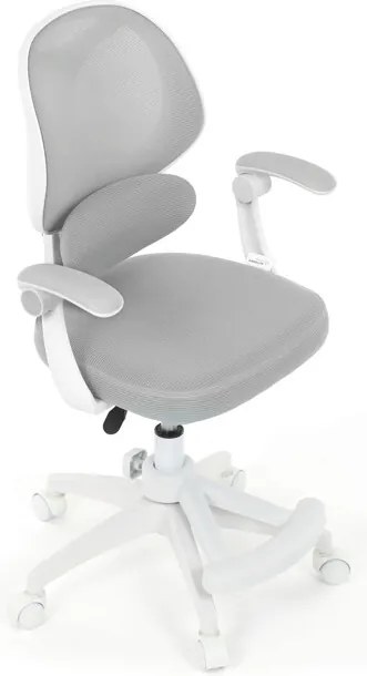Junior Irodai forgószék szürke mesh kárpittal. KA-W8008 BLUE