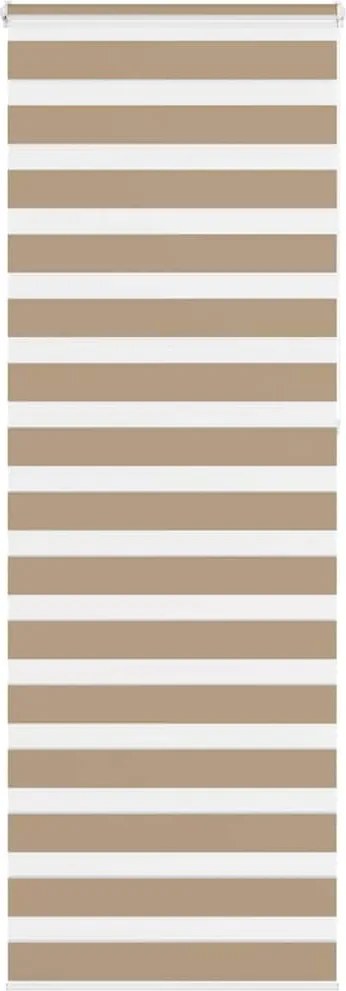 vidaXL zebrafüggönnyel homokbarna szövetszélesség 75,9 cm poliészter