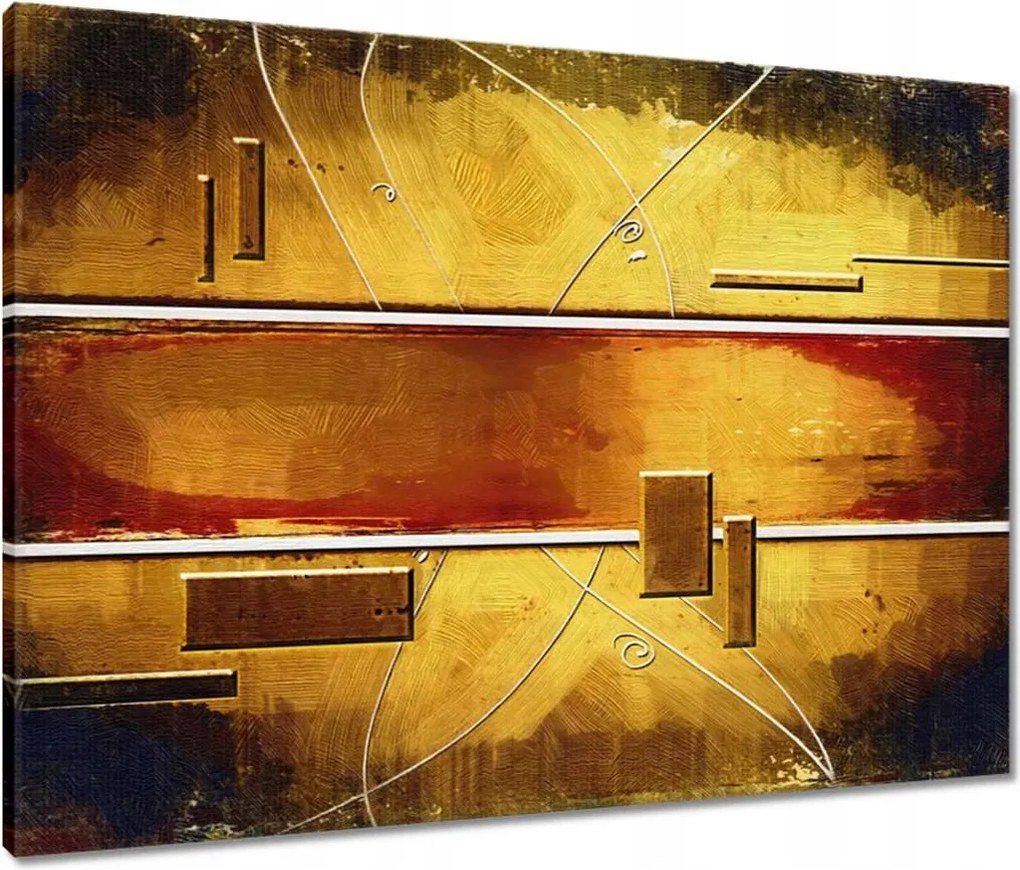 Vászonkép 80x60 Megnyugvás bronzban