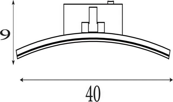 Searchlight 79821-40SS - LED képvilágító SANTORINI LED/8,2W/230V ezüst