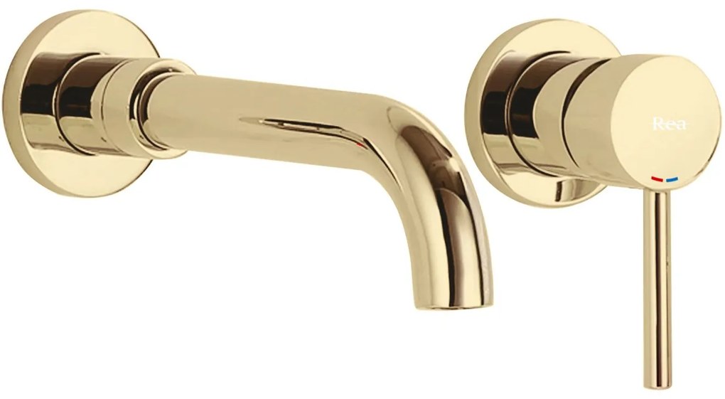 Falra szerelhető csaptelep Rea Lungo gold + box