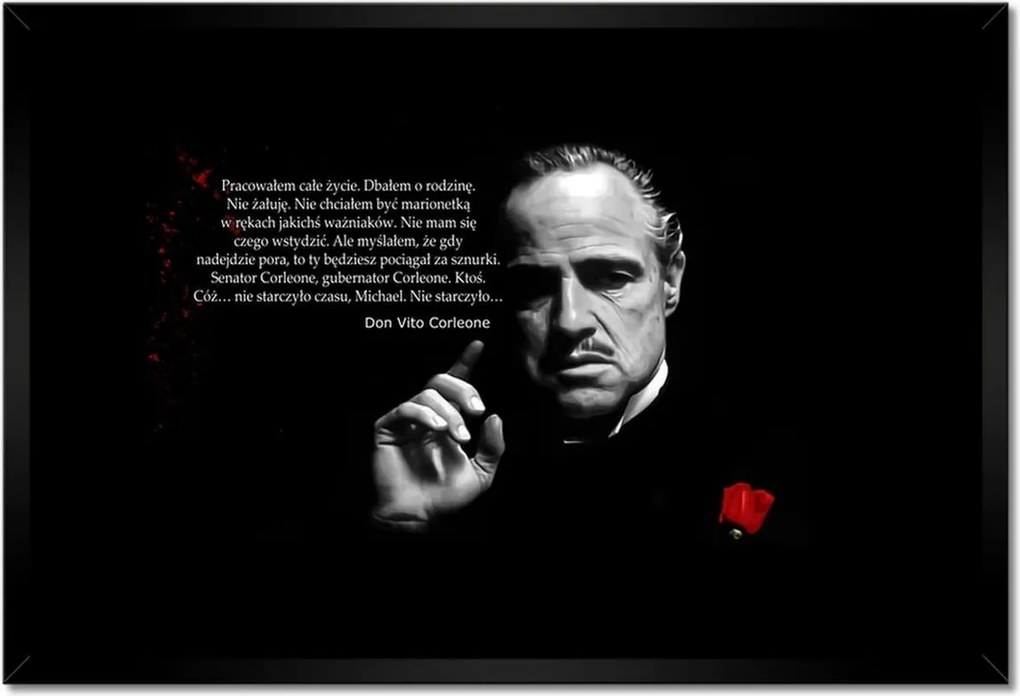 Poszterek keretben 60x40 Godfather Don Idézetek