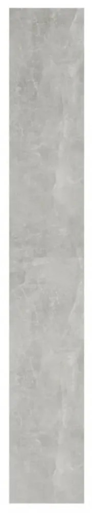 betonszürke térelválasztó könyvszekrény 40 x 30 x 198 cm
