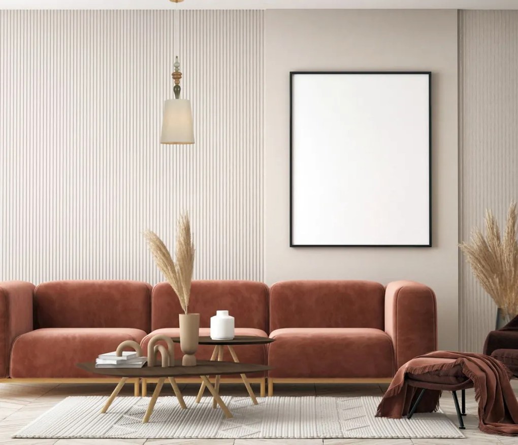 ITALUX PND-84678C-AB MOREN Ernyős Függesztett Lámpa Antik Bronz, Lazac Színű E27 IP20