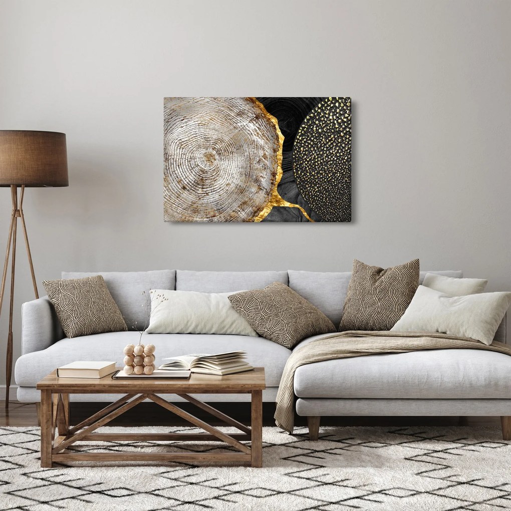 Kép - Fatörzs a kollázsban 2 (90x60 cm)