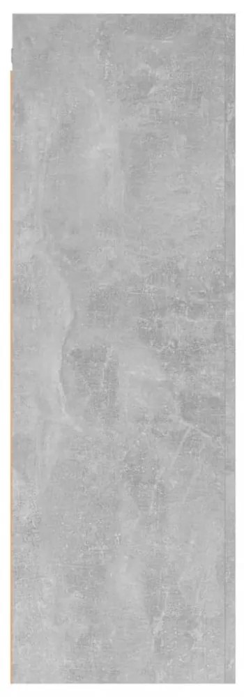 2 db betonszürke szerelt fa TV-szekrény 30,5 x 30 x 90 cm