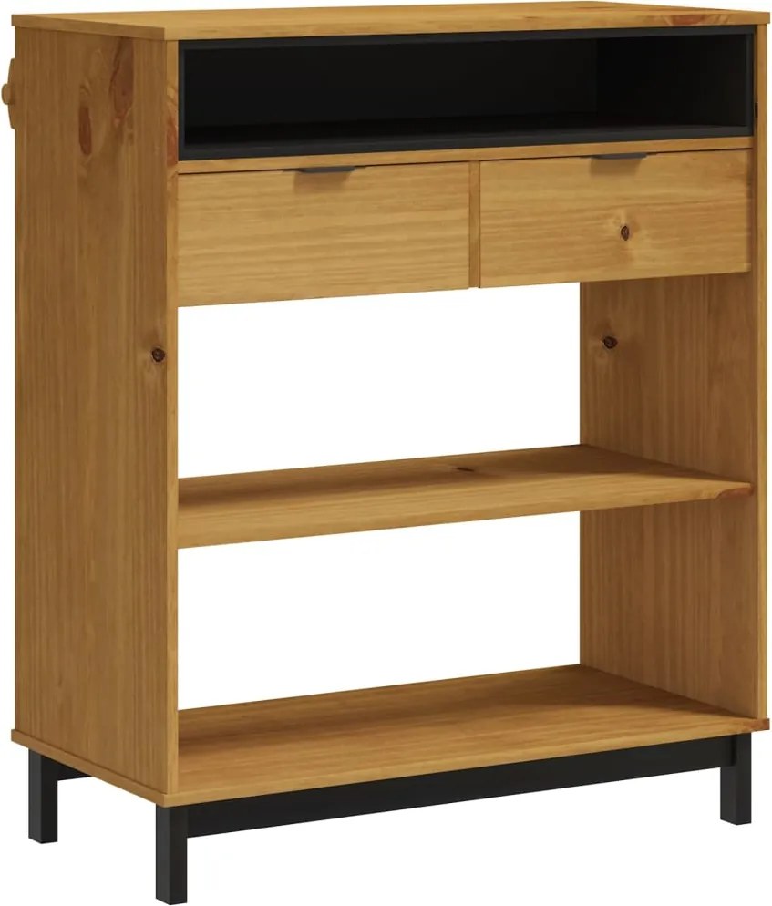 vidaXL FLAM tömör fenyőfa bárasztal 92 x 45 x 110 cm