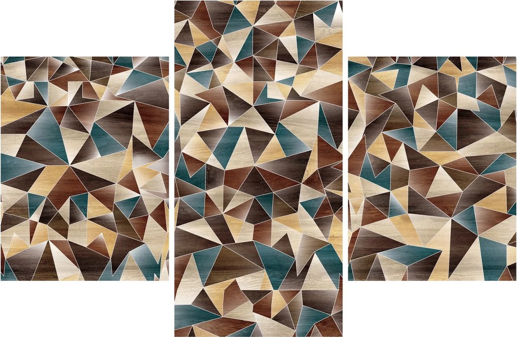 A háromszögek képe (90x60 cm)