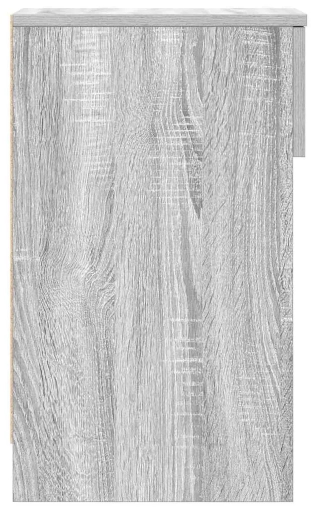 szürke sonoma színű éjjeliszekrény fiókkal 20 x 36 x 60 cm