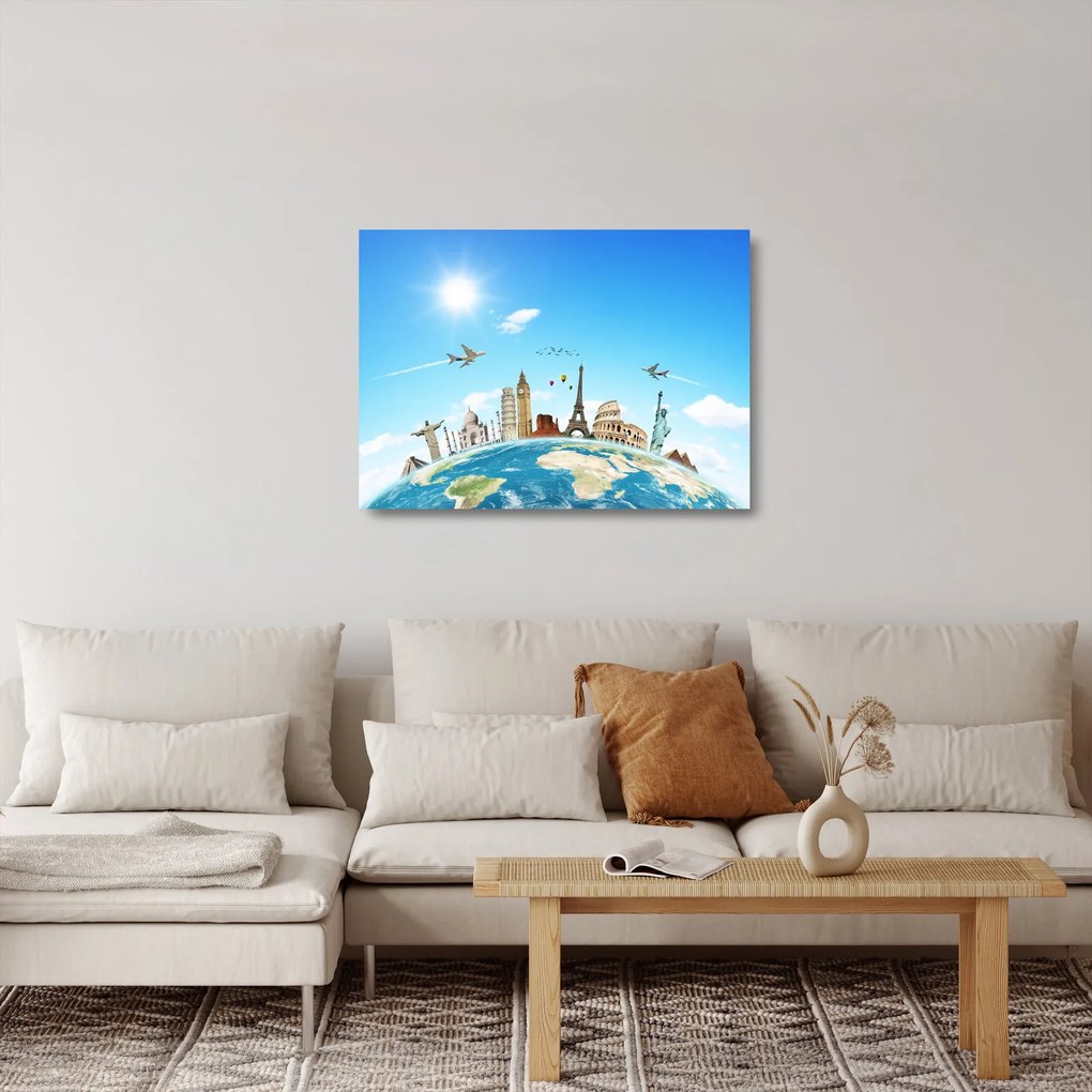 Kép - Utazás (üvegen) (70x50 cm)