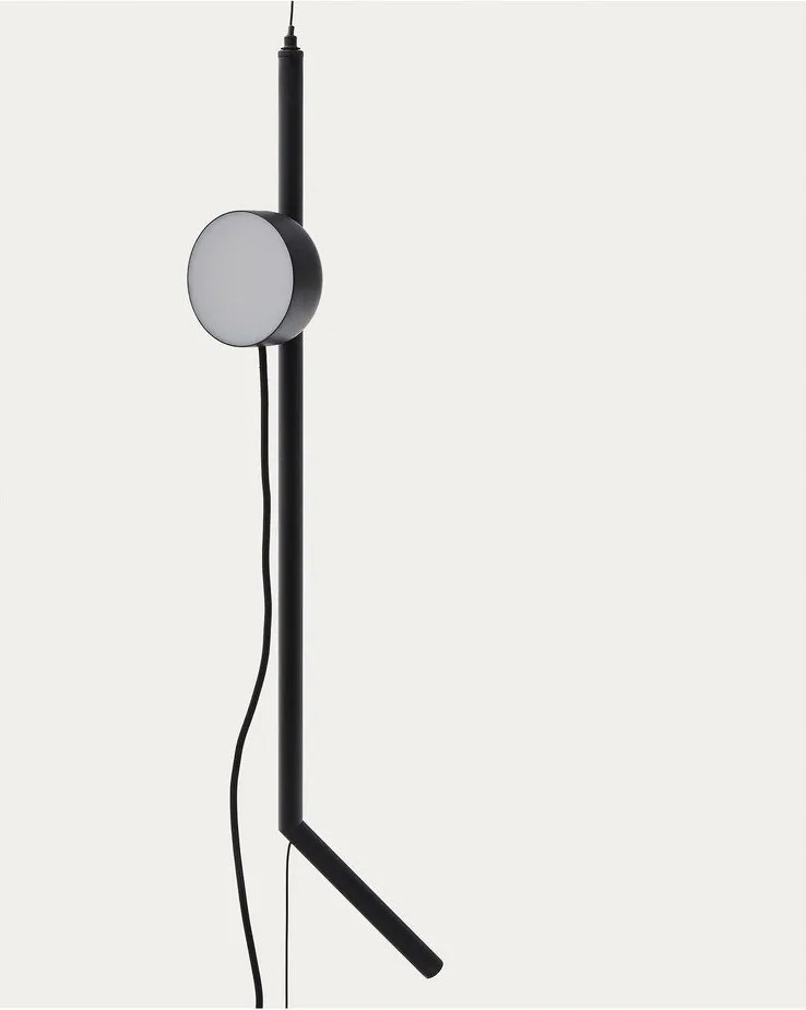 Fekete LED dimmelhető állólámpa (magasság 339 cm) Orey – Kave Home