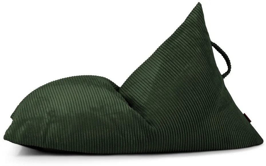 Zöld kordbársony gyerek babzsákfotel Razzy – SLOWDOWN