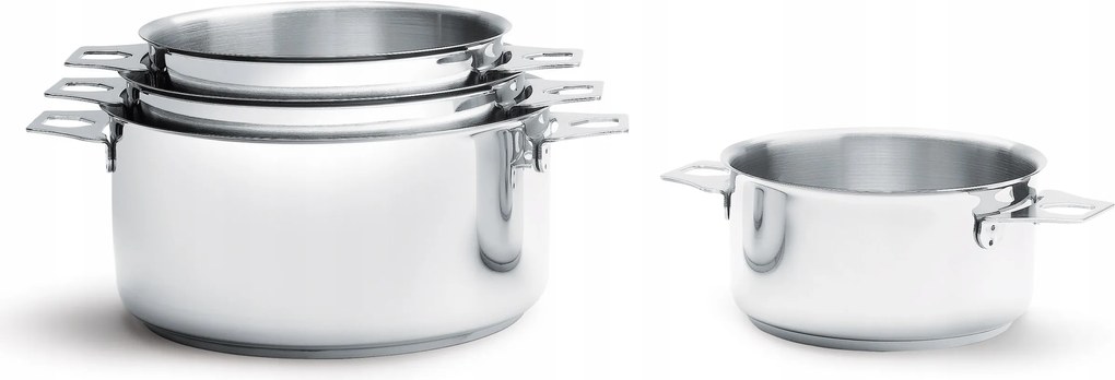 De Buyer Edény/serpenyő fogantyúk nélkül átm. 24 cm