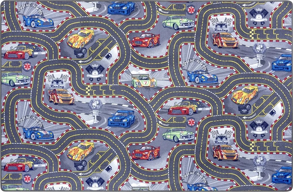 Gyerekszőnyeg 140x200cm,utcák város utcák utak