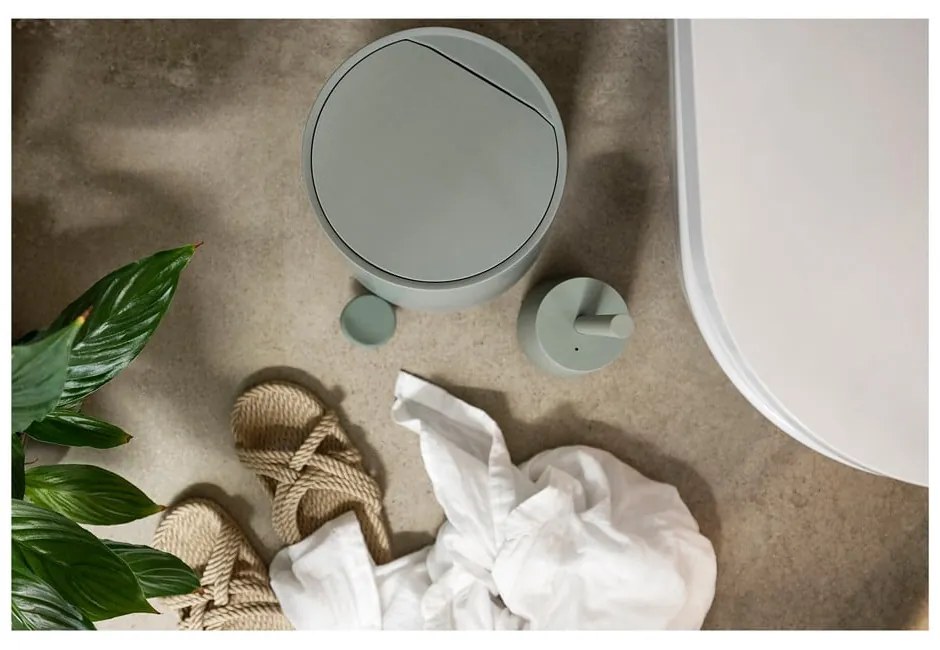Nova One zöld agyagkerámia wc-kefe tartó - Zone