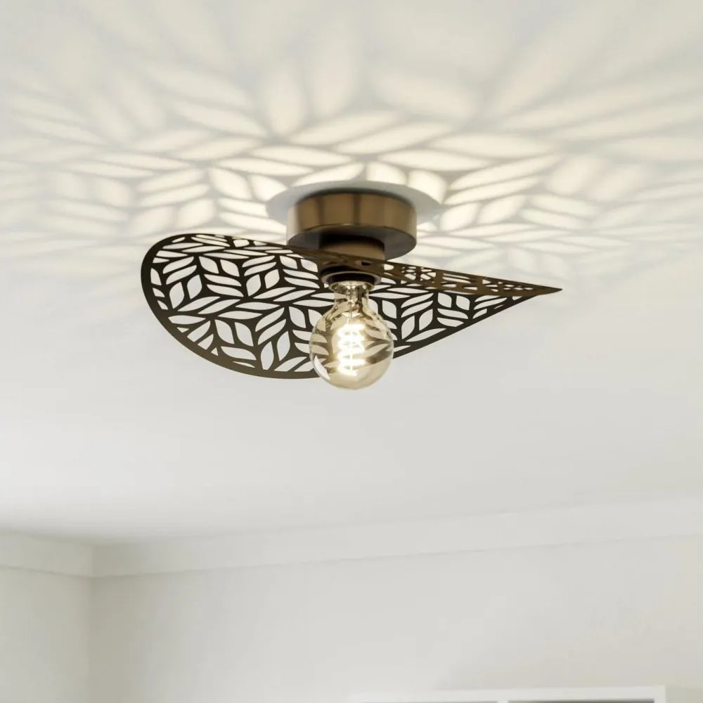 Eglo 44123 - SWABY mennyezeti lámpa 1xE27/60W/230V Ø 40 cm bronz