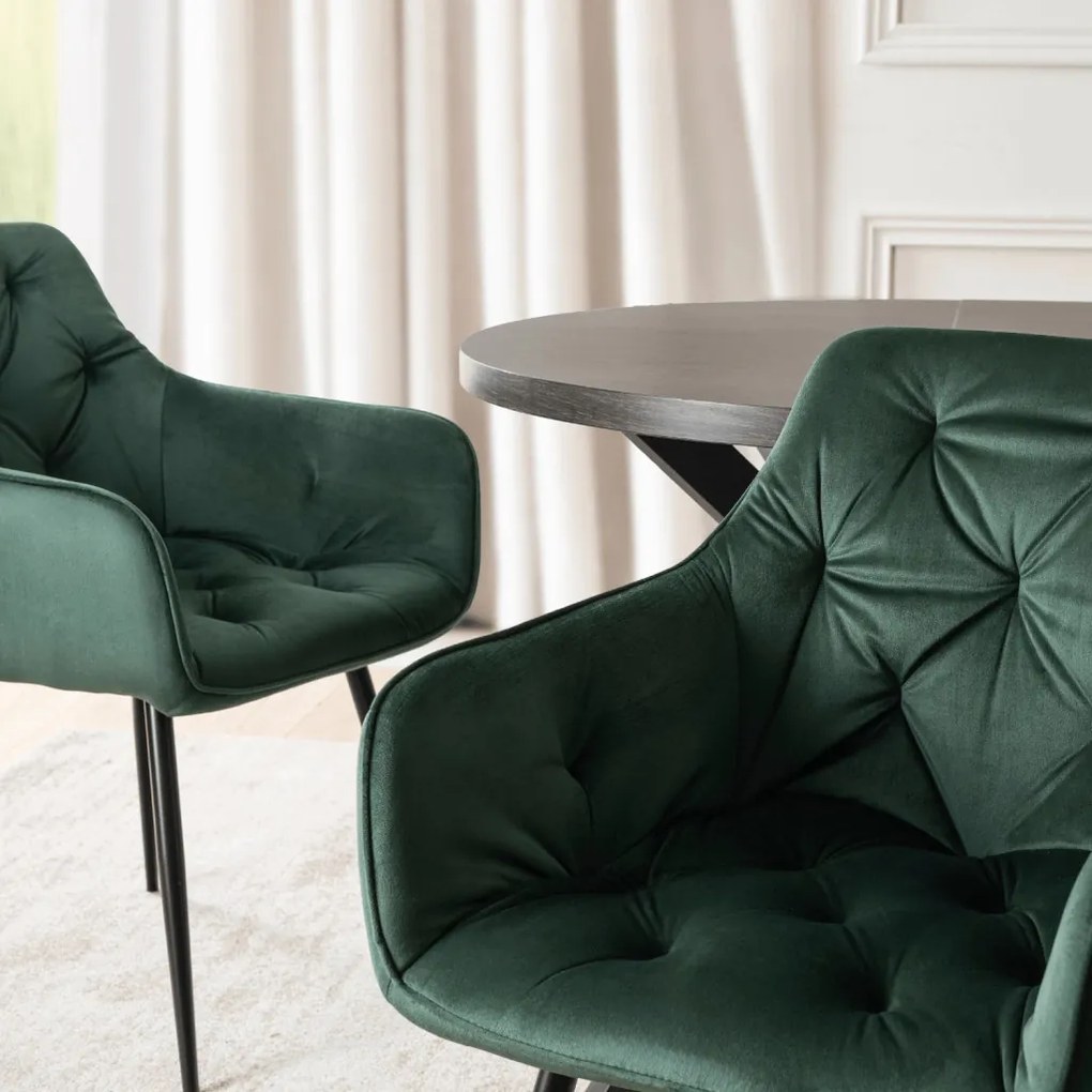 Zöld Bársony Étkezőszék. MODESTO