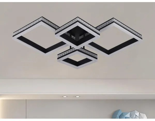 LED fényerőszabályozható, felületre szerelhető csillár LED/175W/230V 3000-6500K + távirányító