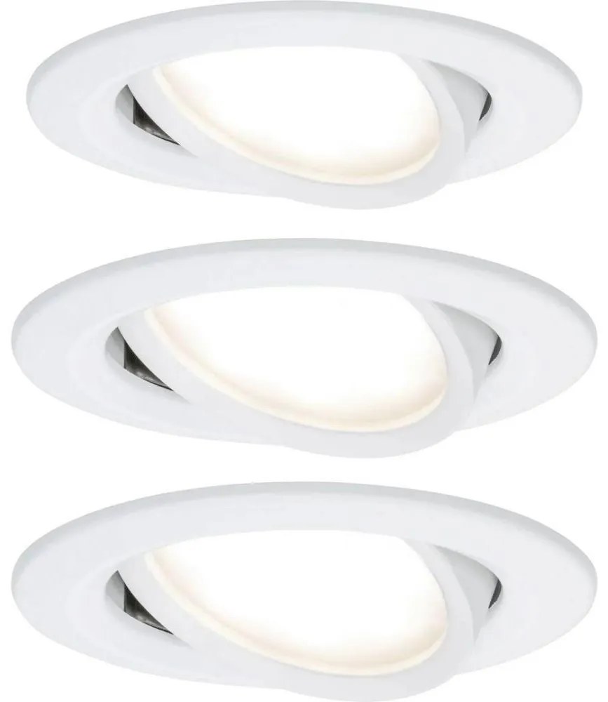 Paulmann Paulmann 93449 - KÉSZLET 3xLED/6,5W IP23 Fürdőszobai beépíthető lámpa NOVA 230V W3468