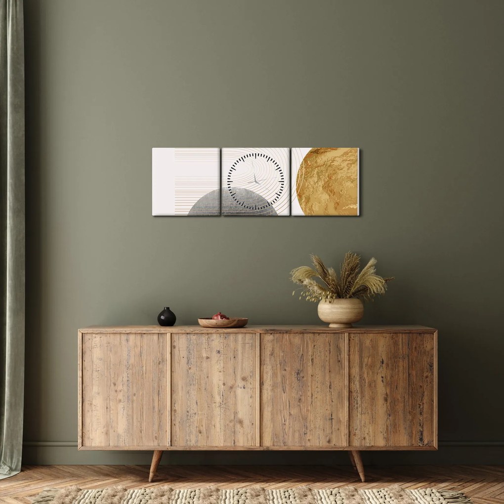 Kép - Rusztikus boltívek N⁰2 (órával) (90x30 cm)