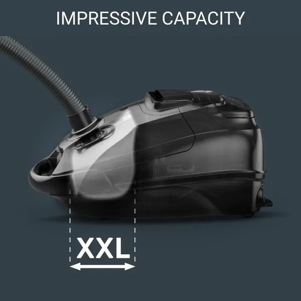 Rowenta - Porzsákos porszívó SILENCE FORCE ALLERGY+ 4,5l 400W fekete/fehér