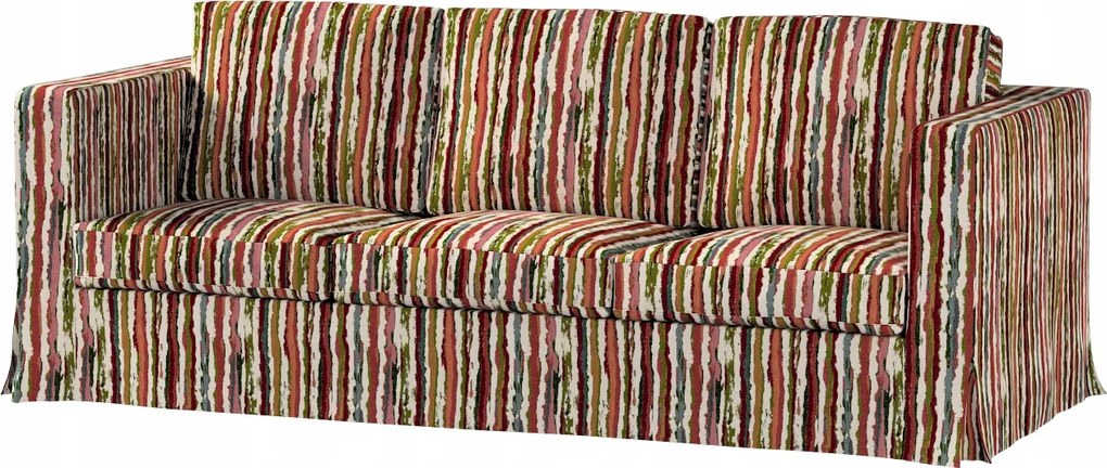 Karlanda 3 személyes kinyitható kanapé huzat Ikea zöld