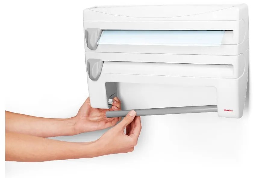 Többfunkciós konyhai adagoló és tartó polc, hossz 38 cm - Metaltex
