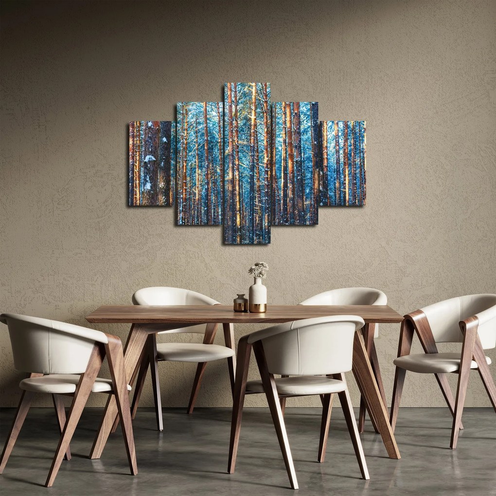 Kép - téli erdő (150x105 cm)
