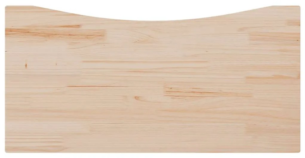 tömör fenyőfa asztallap 100 x 50 x 2,5 cm