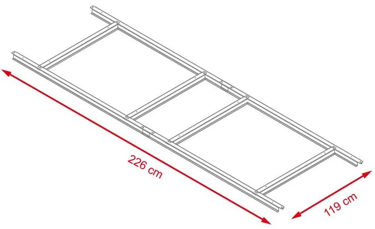 Avenberg kerti ház szerszámokra 2,36 x 1,31 m ANTRACIT SD-YX48-H154C