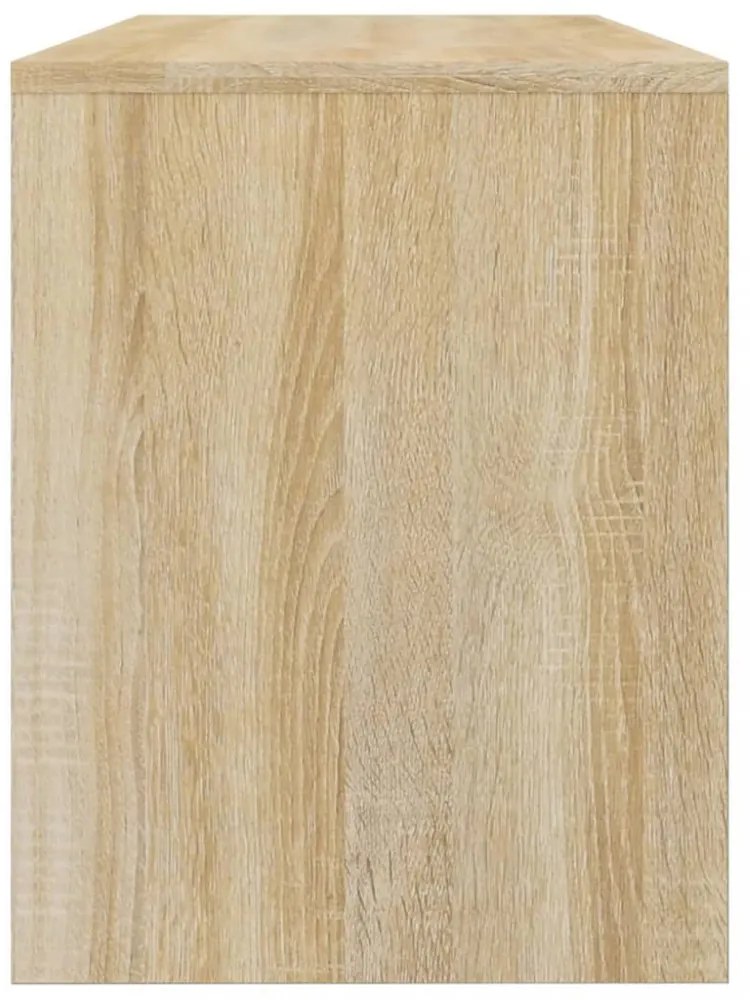 sonoma tölgy színű szerelt fa fésülködőszék 70 x 35 x 45 cm
