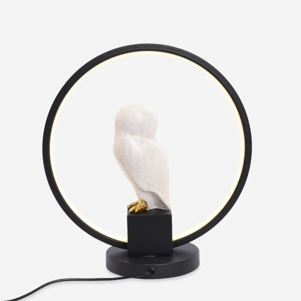 Zuma Line EX04F332U-1 - LED Asztali lámpa SOWA LED/4W/5V fekete/fehér