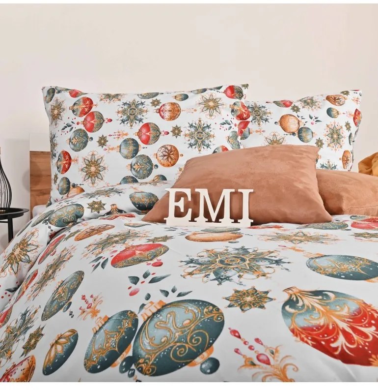 EMI Magic karácsonyi pamut ágyneműhuzat, A standard egyszemélyes ágy szett tartalma: 1x 140x200 + 1x 70x90