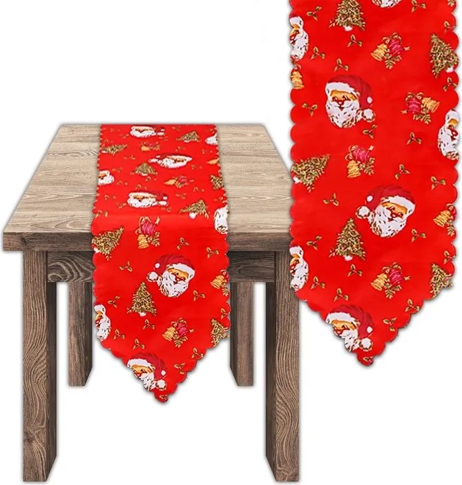 Abrosz Karácsonyi Futópad Asztalra Karácsony 180x35 cm