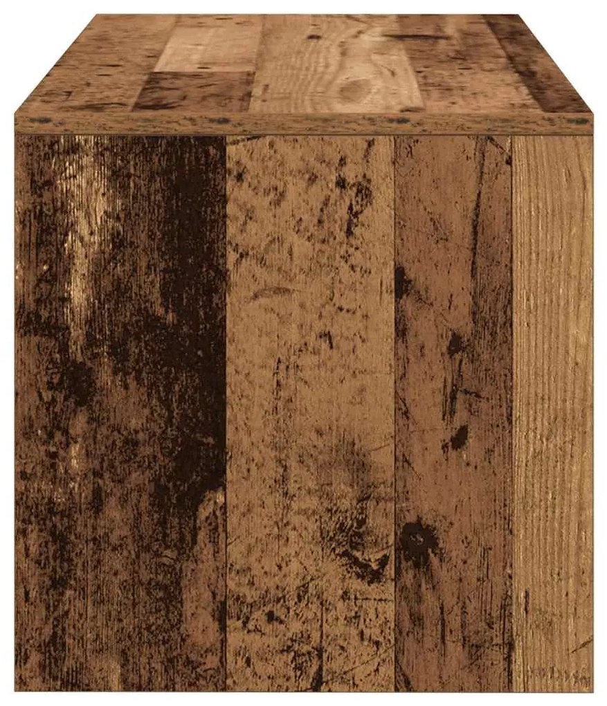 antik hatású szerelt fa TV-szekrény 60x40x40 cm