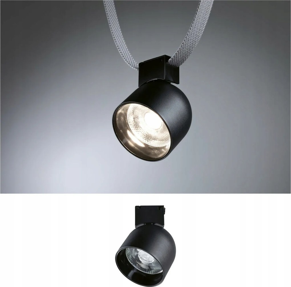 Paulmann ULine Led spotlámpa Ronde 7W, 85mm, 3000K, fekete, dönthető