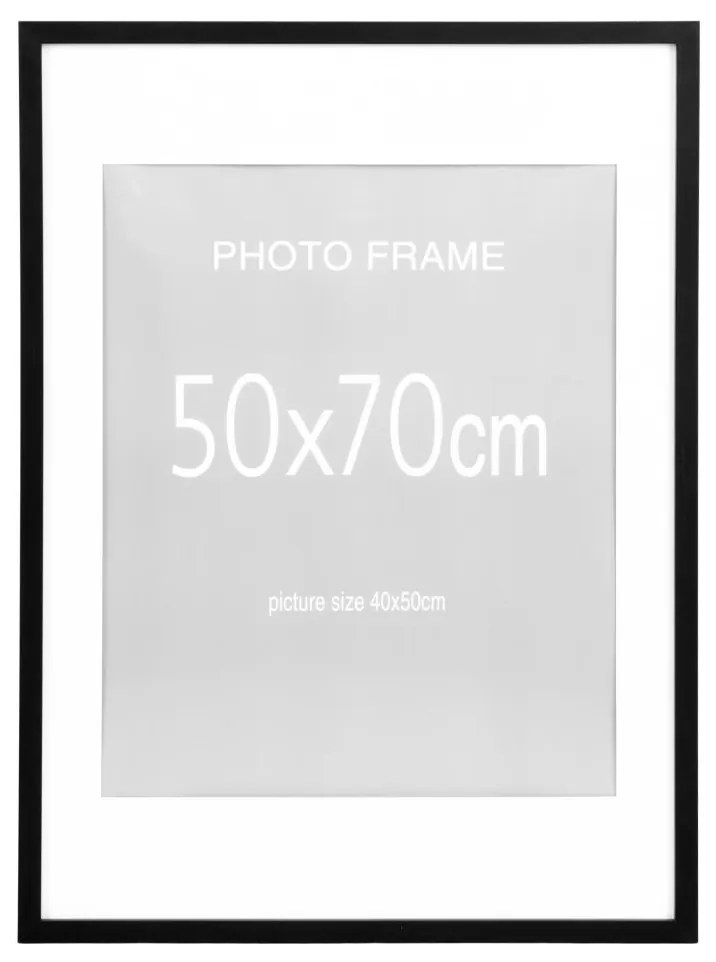 Marbella képkeret szett, 7 db fekete és 8 db natúr 50x70 cm