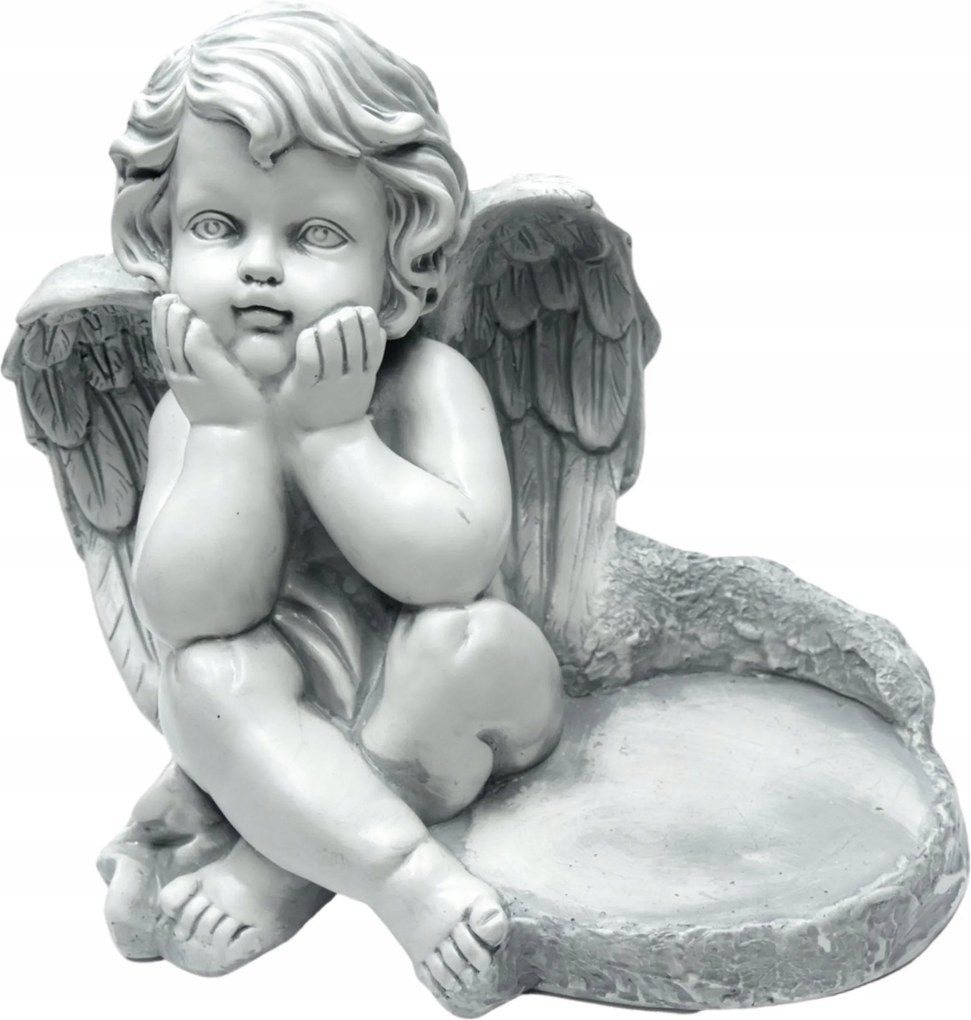 Sírkő Figura Angyal Gipsz Dekoráció A Sírhoz