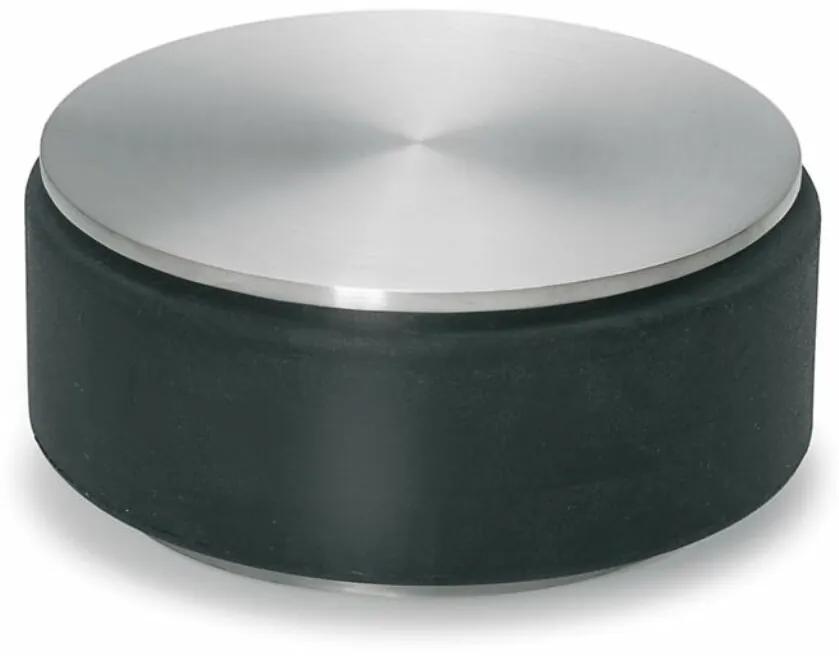 STOP matt acél-fekete 1 kg-os ajtó - ütköző vagy támasztó