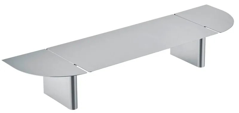 Matt ezüstszínű rozsdamentes acél fali polc 80 cm Oru – Blomus