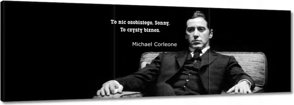 Vászonkép 60x20 Godfather Michael Idézetek