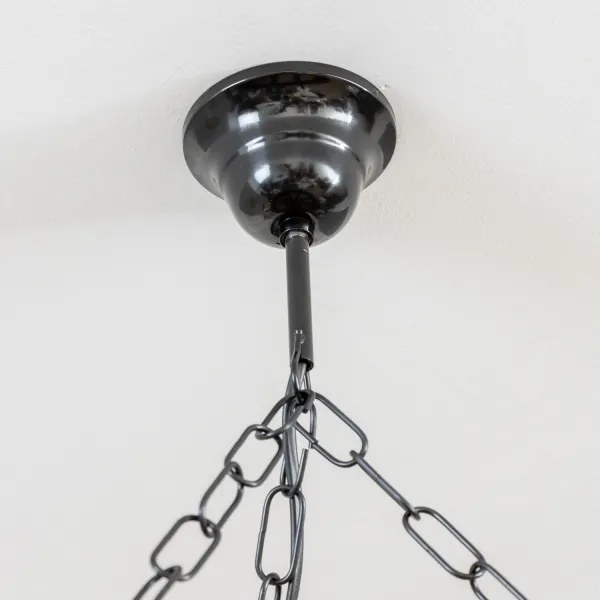 Brilagi - Láncos csillár ROATA 5xE14/40W/230V átm. 70 cm bükk/dió