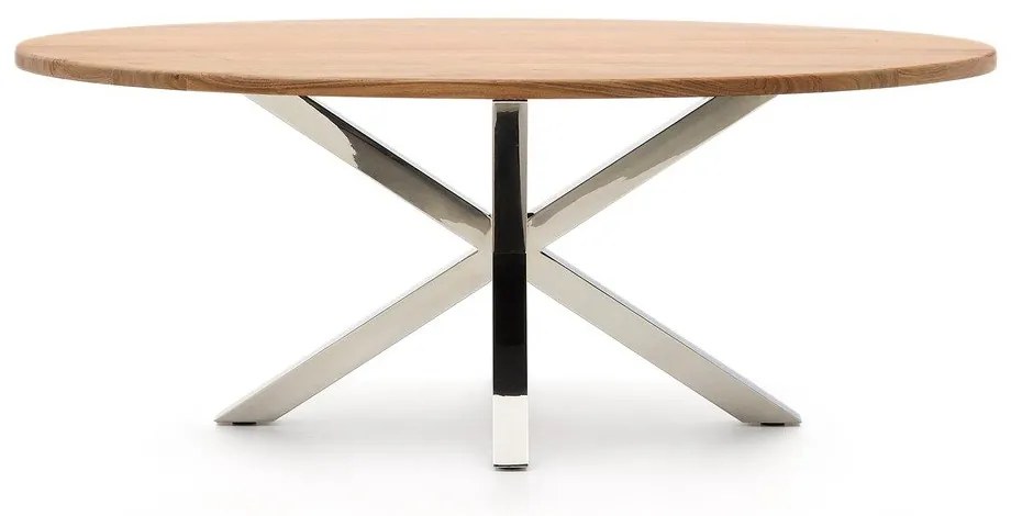 Étkezőasztal akácfa asztallappal 100x200 cm Argo – Kave Home