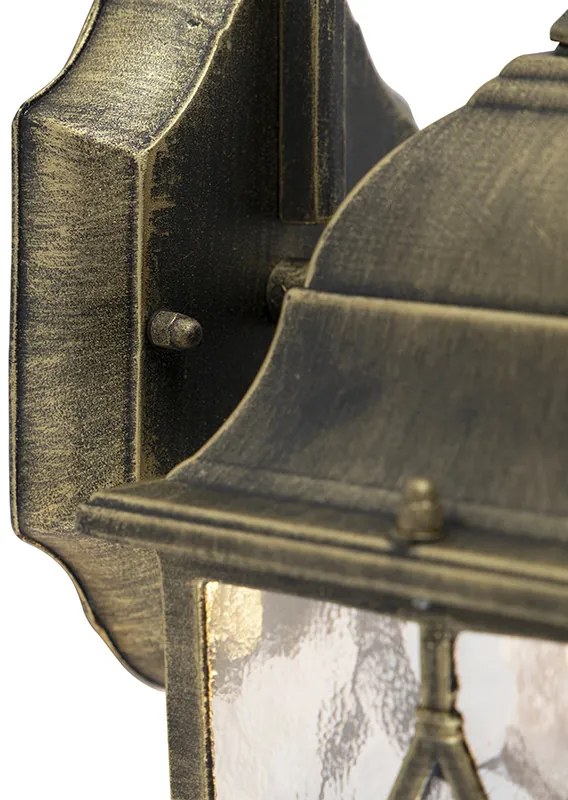 Okos romantikus kültéri fali lámpa bronz, WiFi-vel A60 - London