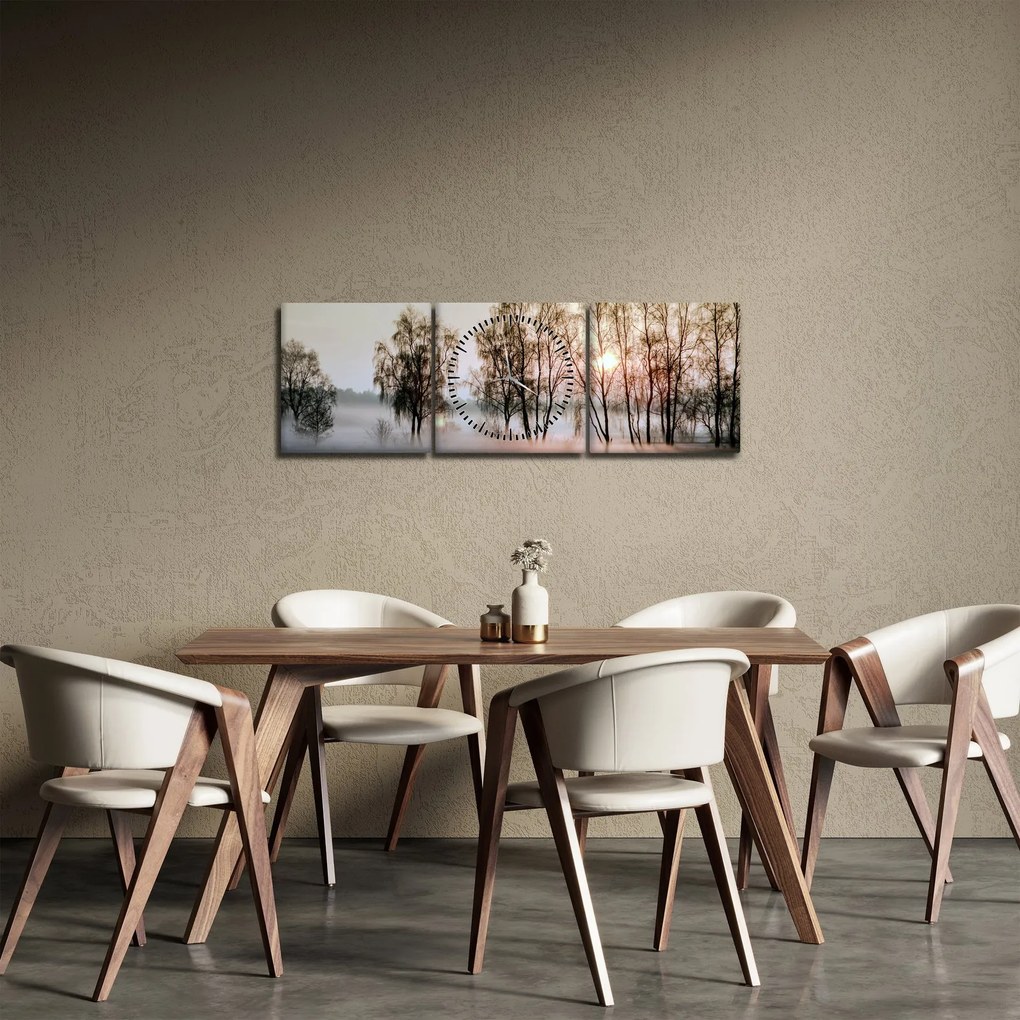 Kép - reggeli szárazság (órával) (90x30 cm)