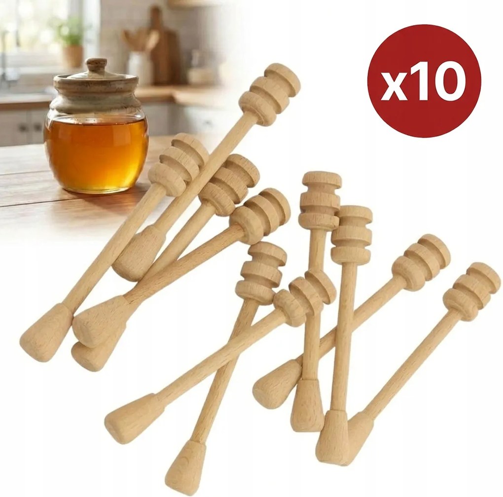 Mézeskanál Készlet CC10 mézes kanál 10 db