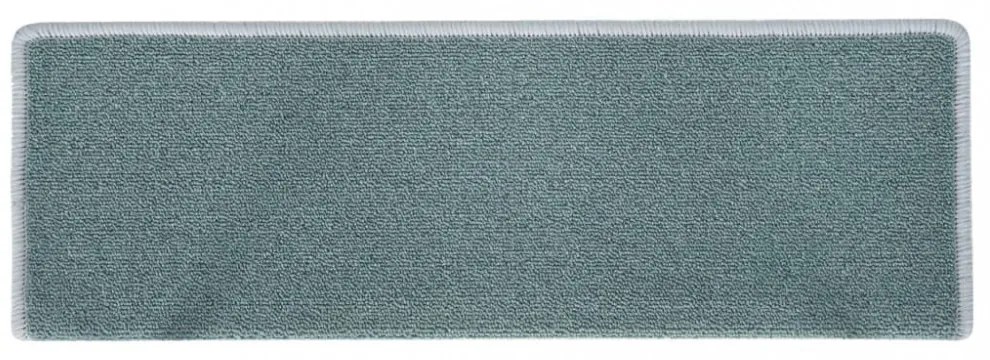 15 db lépcsőszőnyeg 65 x 21 x 4 cm tengerkék téglalap alakú széllel