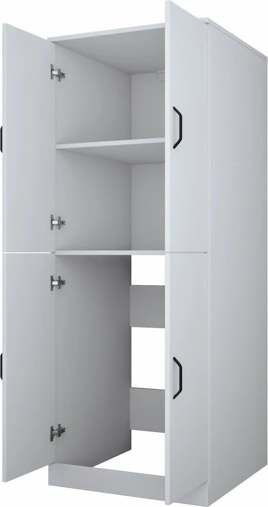KD109 - 3198 Fehér fürdőszoba szekrény