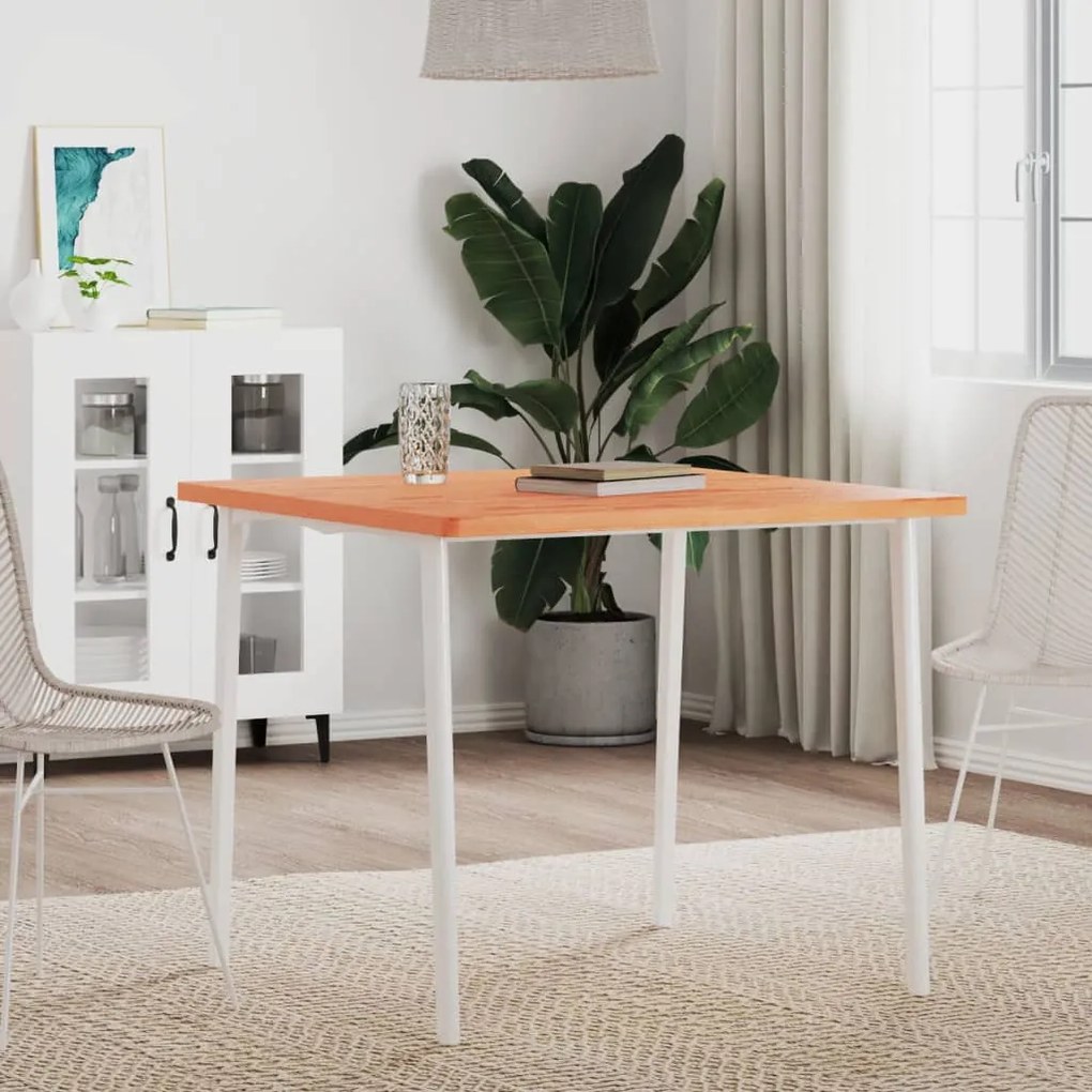 tömör bükkfa négyzet alakú asztallap 80 x 80 x 2,5 cm